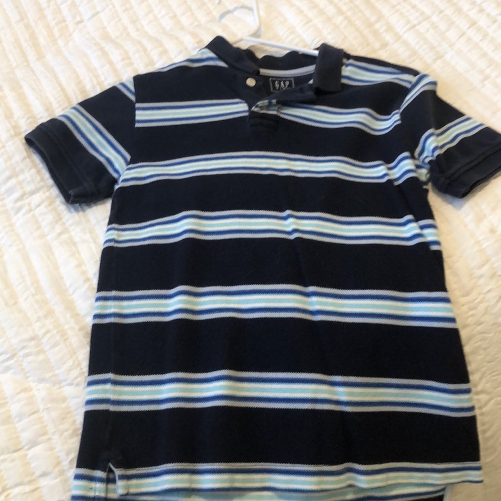 One for $11; 3 for $25  Gap boys striped polo